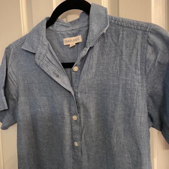 Tradlands Denim Shirt Dress XS - Picture 3 of 3